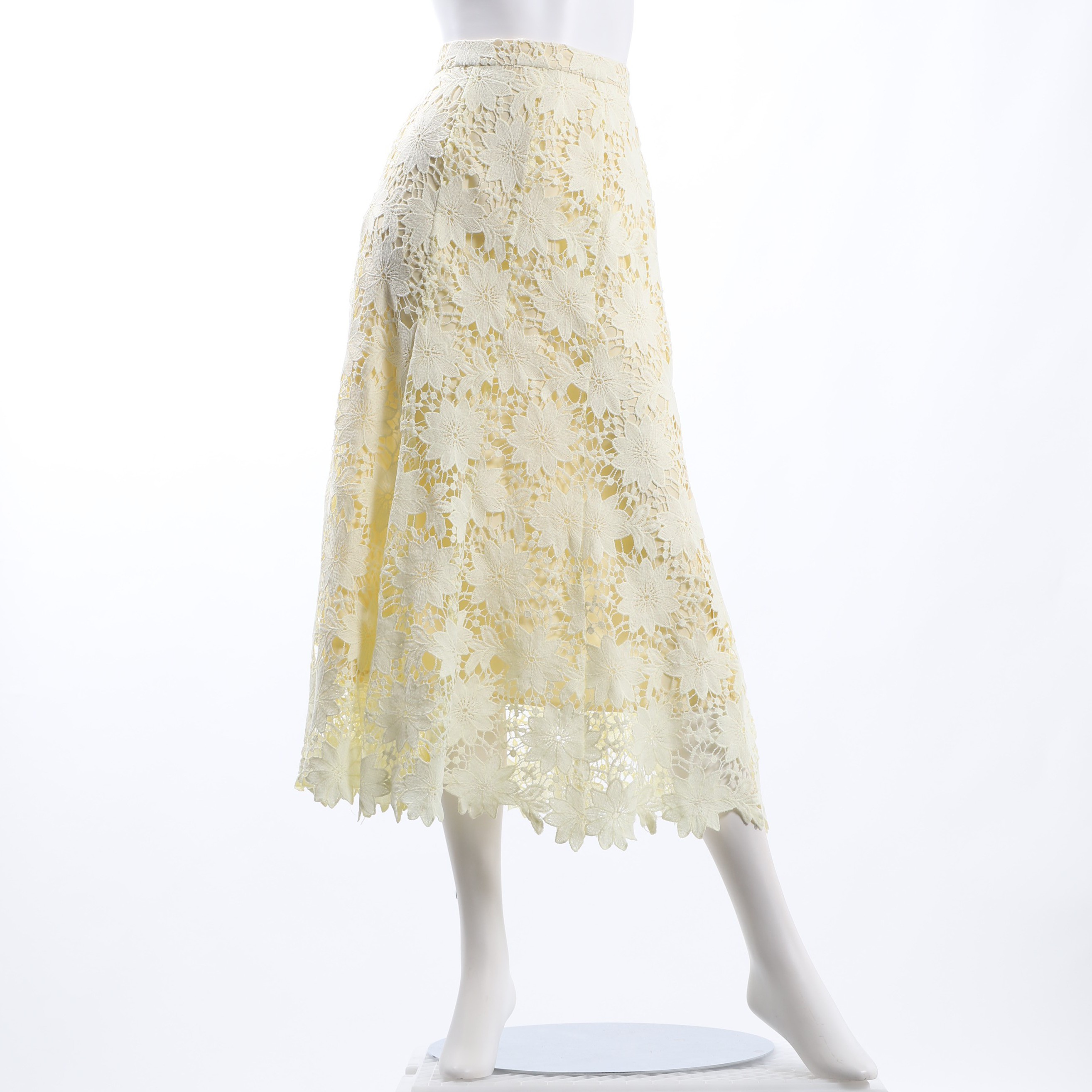 取寄商品 ALAiA ミニ ワンピース ドレス ホワイト 白 ニット フレア 36